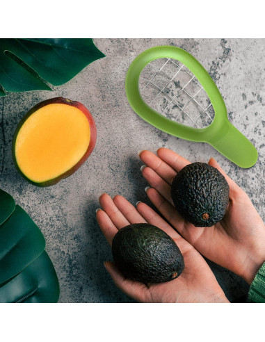 Cortador de Aguacate Reluen 3 en 1 - Mango Ergonómico 16 cm