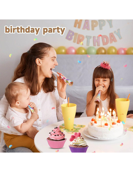 Forros de Cupcake Estándar xlloest Arcoíris Brillantes 400 Pzas Forros de Cupcake Estándar xlloest Arcoíris Brillantes 400 Pzas