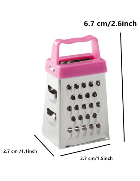 Mini Rallador de Queso AISIBO 3PCS Acero Inoxidable Compacto Mini Rallador de Queso AISIBO 3PCS Acero Inoxidable Compacto