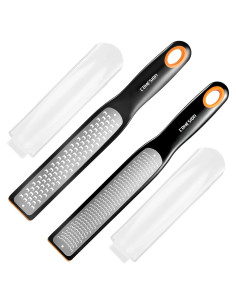 Rallador y Zester Cohesion Acero Inoxidable 2 en 1 Antideslizante