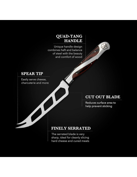 Cuchillo de Queso Hammer Stahl HS-6315 12.7 cm Acero Inoxidable Cuchillo de Queso Hammer Stahl HS-6315 12.7 cm Acero Inoxidable