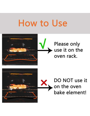 Protecciones para Estantes de Horno LeeYean - 4 Piezas 35.56 cm