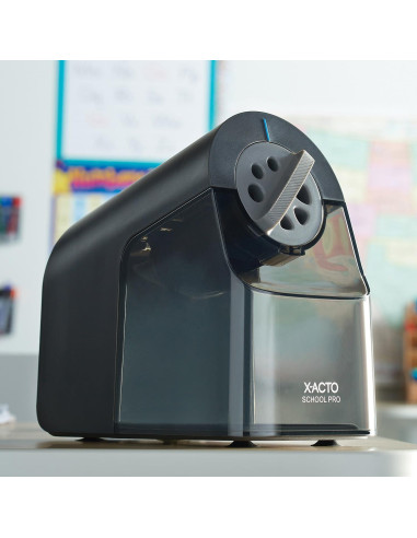 Sacapuntas Eléctrico X-ACTO SchoolPro, Negro, 1 Cuenta
