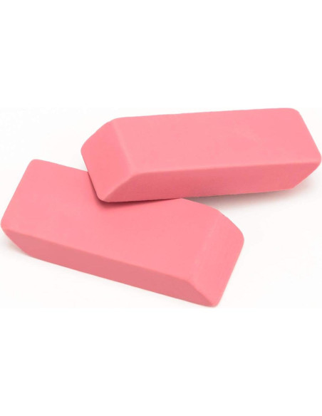 Borrador Rectangular Rosa Amazon Basics - 24 Unidades Borrador Rectangular Rosa Amazon Basics - 24 Unidades