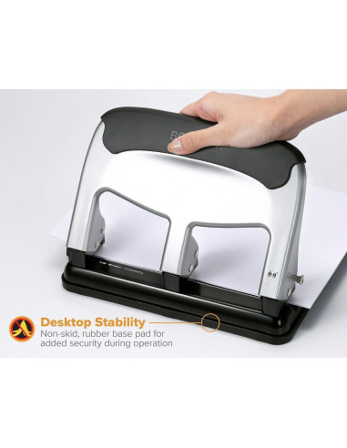 Perforadora Bostitch Office EZ Squeeze 3 Agujeros 40 Hojas
