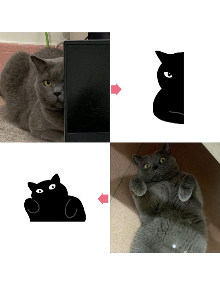 Marcadores Magnéticos Yasest - 6 Piezas de Gato Lindo Marcadores Magnéticos Yasest - 6 Piezas de Gato Lindo