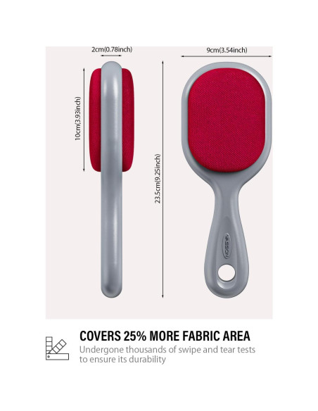 Cepillo de Pelusa Doble Cara VASSON para Ropa y Muebles Cepillo de Pelusa Doble Cara VASSON para Ropa y Muebles