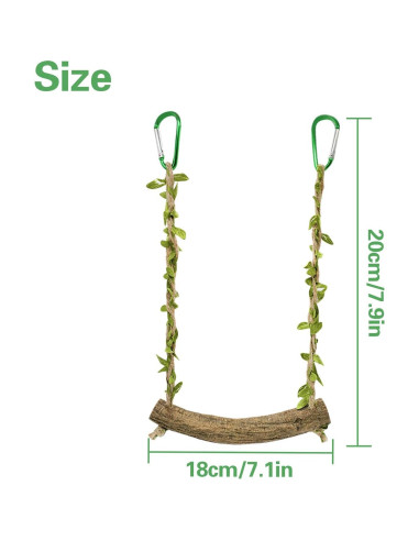 Soporte de Columpio para Aves KeaJuidy 20.1x17.8 cm