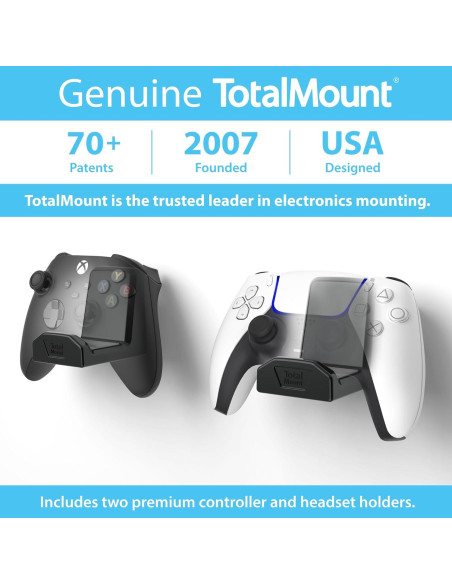 Soportes de Pared TotalMount para Controladores - Paquete de 2 Soportes de Pared TotalMount para Controladores - Paquete de 2