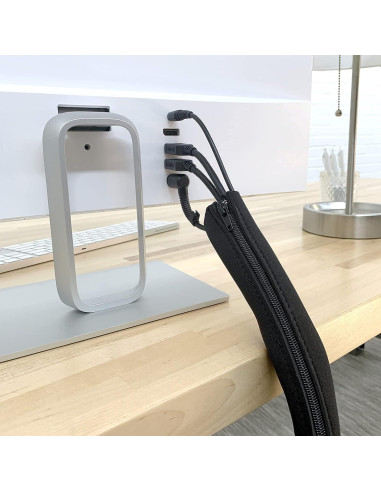 Manga de Cable Wrap-It Storage 61 cm - Organizador 4-Pack Negro