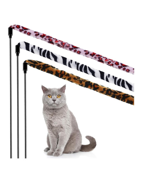Juguete Interactivo para Gatos Sumind - Varita 3 Piezas 40cm Juguete Interactivo para Gatos Sumind - Varita 3 Piezas 40cm