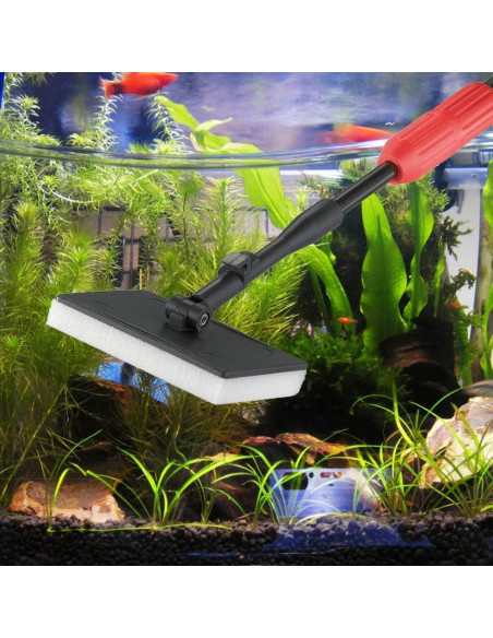 Kit de Limpieza de Acuario 6 en 1 UPETTOOLS con Mango Ajustable Kit de Limpieza de Acuario 6 en 1 UPETTOOLS con Mango Ajustable