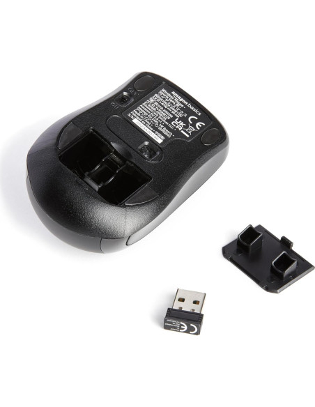 Ratón Óptico Inalámbrico Amazon Basics 2.4 GHz Negro Ratón Óptico Inalámbrico Amazon Basics 2.4 GHz Negro
