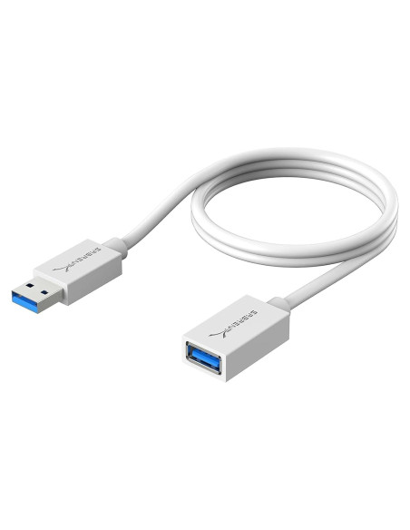Cable de Extensión USB 3.0 Sabrent 0.91m Blanco CB-303W Cable de Extensión USB 3.0 Sabrent 0.91m Blanco CB-303W