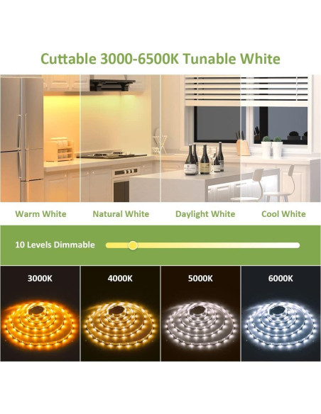 Tira LED Novostella 6m Dimmable 3000K-6500K con Control Remoto Tira LED Novostella 6m Dimmable 3000K-6500K con Control Remoto