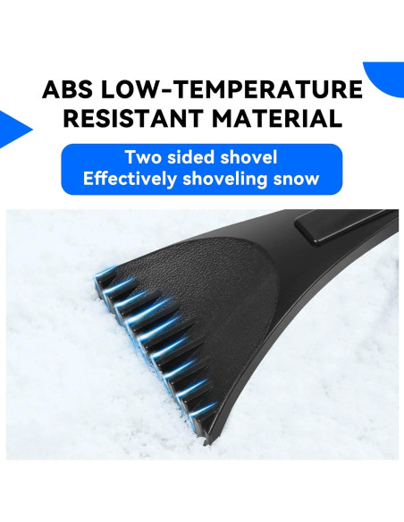 Raspador de Hielo Couslcd con Mango de EVA 27.5 cm Negro Raspador de Hielo Couslcd con Mango de EVA 27.5 cm Negro