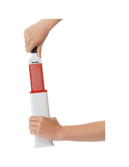 Cepillo Quitapelusas OXO FurLifter Blanco con Base Autolimpiante Cepillo Quitapelusas OXO FurLifter Blanco con Base Autolimpiante