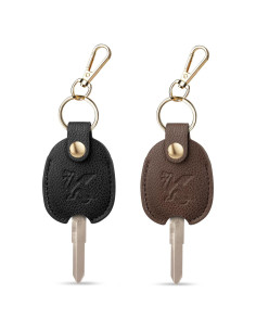 Funda de Llave de Coche KARENSKEYS 2 Piezas Cuero Unisex