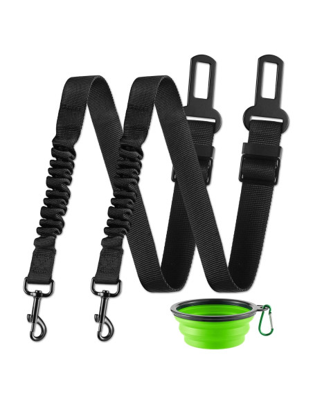 Cinturón de Seguridad para Perros LivTee - 2 Pack Ajustable Cinturón de Seguridad para Perros LivTee - 2 Pack Ajustable