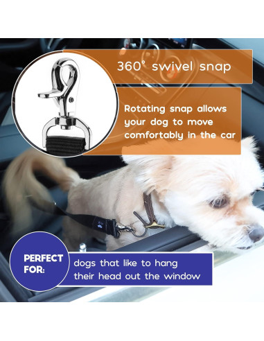 Cinturón de Seguridad Ajustable para Perros Mr. Pen 50-82 cm
