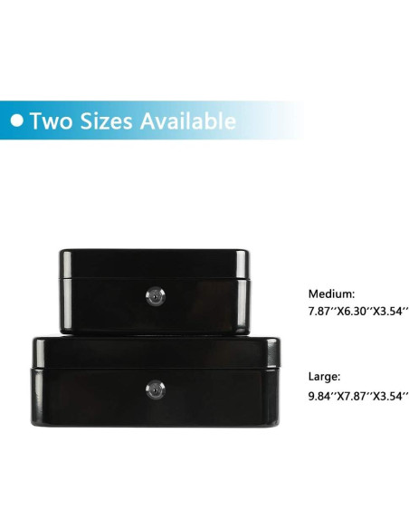 Caja de Dinero Mediana xydled de Acero con Cerradura Llave 20x16x9cm Caja de Dinero Mediana xydled de Acero con Cerradura Llave 20x16x9cm