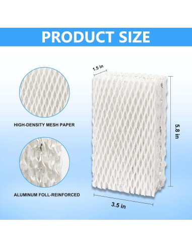 4 Filtros de Reemplazo para Humidificador GZJoSum WF813