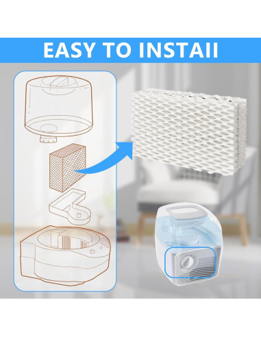 4 Filtros de Reemplazo para Humidificador GZJoSum WF813