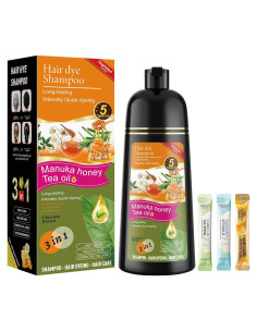 Champú Colorante Castaño Claro 3 en 1 Zenithglo 520 ml