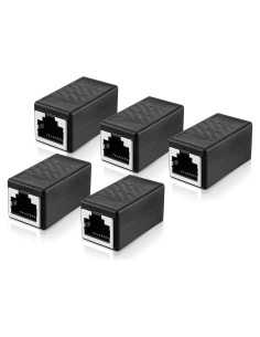 Paquete de 5 Acopladores Ethernet RJ45 ZGQ Cat7/Cat6/Cat5e
