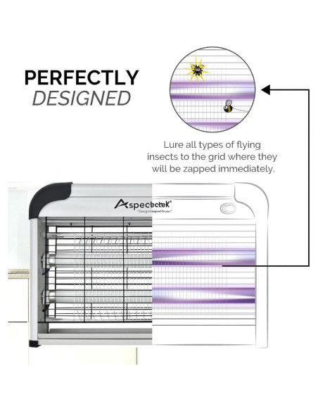 Zapper de Insectos ASPECTEK 20W con 2 Bombillas UV Gratis Zapper de Insectos ASPECTEK 20W con 2 Bombillas UV Gratis
