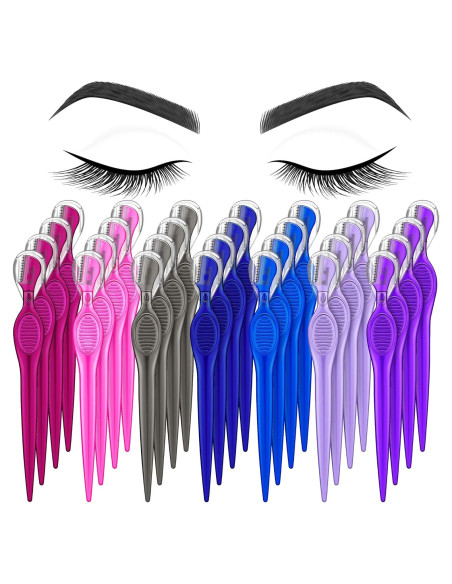Juego de 28 Cuchillas Afeitadoras de Cejas Mudder - Multifuncional Juego de 28 Cuchillas Afeitadoras de Cejas Mudder - Multifuncional