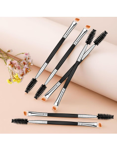 6 Pcs Cepillos de Cejas y Pestañas Yoizyfree 13.2 cm 2