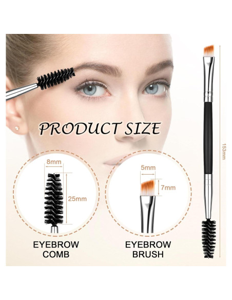 6 Pcs Cepillos de Cejas y Pestañas Yoizyfree 13.2 cm 6 Pcs Cepillos de Cejas y Pestañas Yoizyfree 13.2 cm