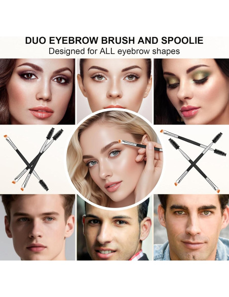 6 Pcs Cepillos de Cejas y Pestañas Yoizyfree 13.2 cm 6 Pcs Cepillos de Cejas y Pestañas Yoizyfree 13.2 cm