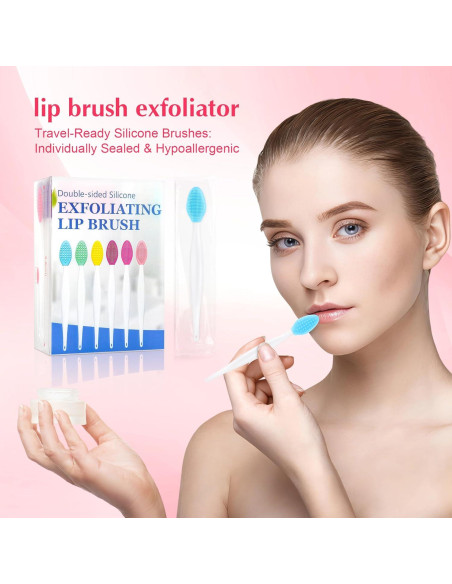 30 Cepillos Exfoliantes de Labios MINGOMINGO 3-en-1 Silicona 30 Cepillos Exfoliantes de Labios MINGOMINGO 3-en-1 Silicona