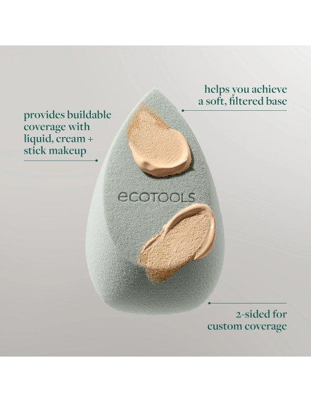 Esponja de Maquillaje EcoTools Blurring Blender 1 Cuenta Verde Esponja de Maquillaje EcoTools Blurring Blender 1 Cuenta Verde