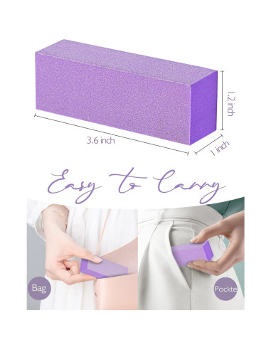 Bloque de Pulido Maryton Grano Medio/Fino 100/180 para Uñas