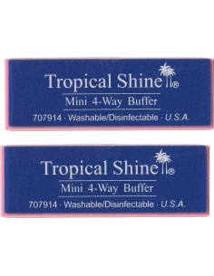 Bloque de Pulido Mini 4 Vías Tropical Shine - Cuidado de Uñas 2