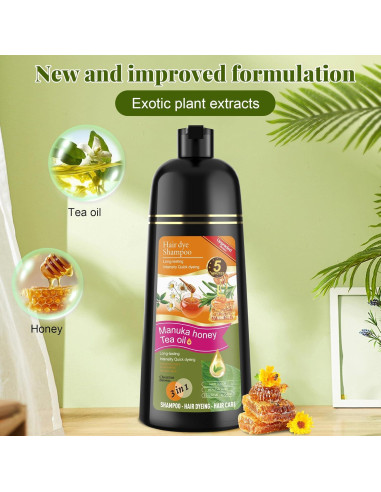 Champú Colorante Castaño Claro 3 en 1 Zenithglo 520 ml