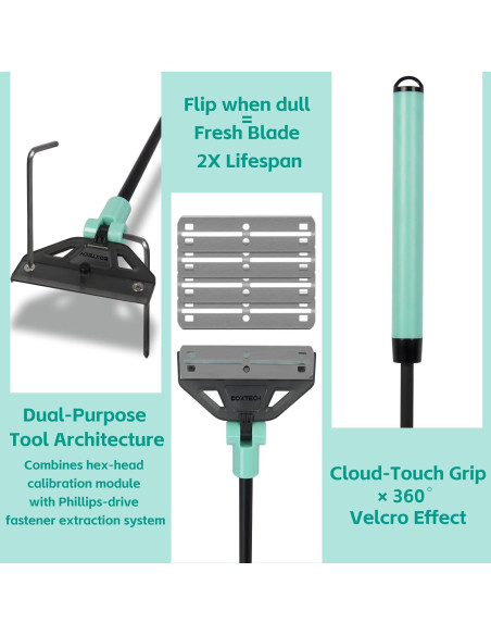 Raspador de Algas UPETTOOLS para Acuarios 50 cm con 5 Cuchillas Raspador de Algas UPETTOOLS para Acuarios 50 cm con 5 Cuchillas