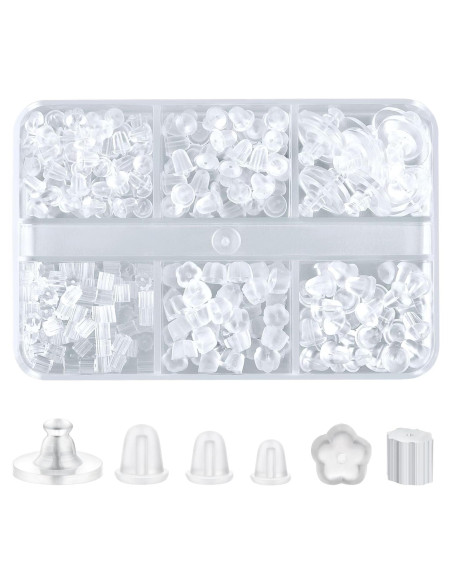 600 Respaldos de Aretes Silicona Hipoalergénica Formulen 600 Respaldos de Aretes Silicona Hipoalergénica Formulen
