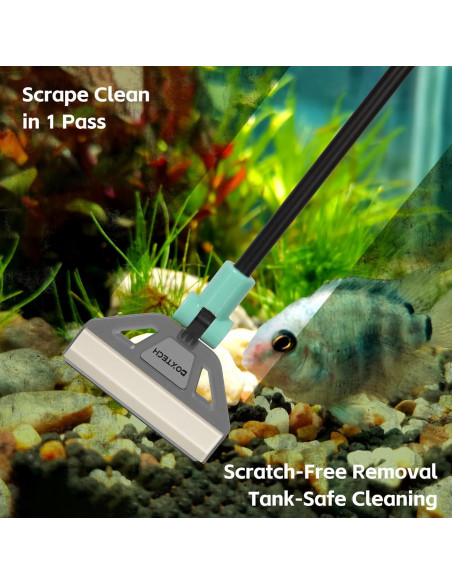 Raspador de Algas UPETTOOLS para Acuarios 50 cm con 5 Cuchillas Raspador de Algas UPETTOOLS para Acuarios 50 cm con 5 Cuchillas