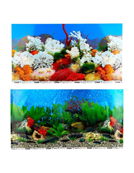 Adhesivo de Fondo para Acuario DQITJ Doble Cara 52x30 cm Adhesivo de Fondo para Acuario DQITJ Doble Cara 52x30 cm