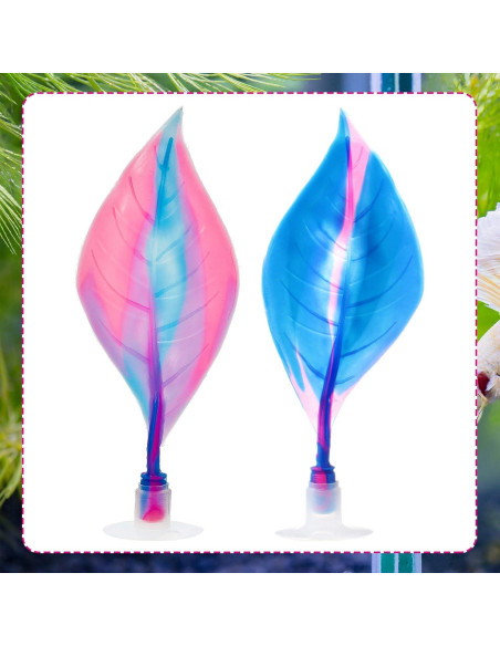 Hamaca de Silicona para Peces Betta WILLBOND - 2 Piezas, Sin BPA Hamaca de Silicona para Peces Betta WILLBOND - 2 Piezas, Sin BPA