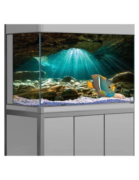 Fondo de Acuario 120x45 cm Pinpai Poliester Duradero Fondo de Acuario 120x45 cm Pinpai Poliester Duradero
