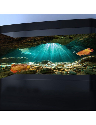 Fondo de Acuario 120x45 cm Pinpai Poliester Duradero