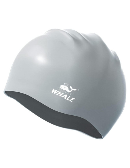 Gorro de Natación Silicona Whale Unisex Extra Grande Plata Gorro de Natación Silicona Whale Unisex Extra Grande Plata