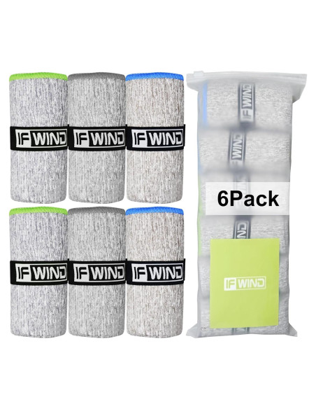 Paquete de 6 Toallas de Microfibra IFWIND para Gimnasio 78.74x39.37cm Paquete de 6 Toallas de Microfibra IFWIND para Gimnasio 78.74x39.37cm
