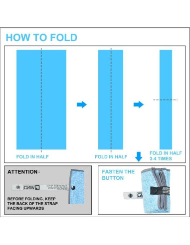 Paquete de 6 Toallas de Microfibra IFWIND para Gimnasio 78.74x39.37cm
