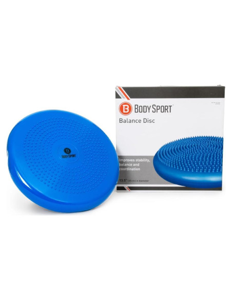 Disco de Equilibrio BodySport Azul 34.29 cm Antideslizante Disco de Equilibrio BodySport Azul 34.29 cm Antideslizante